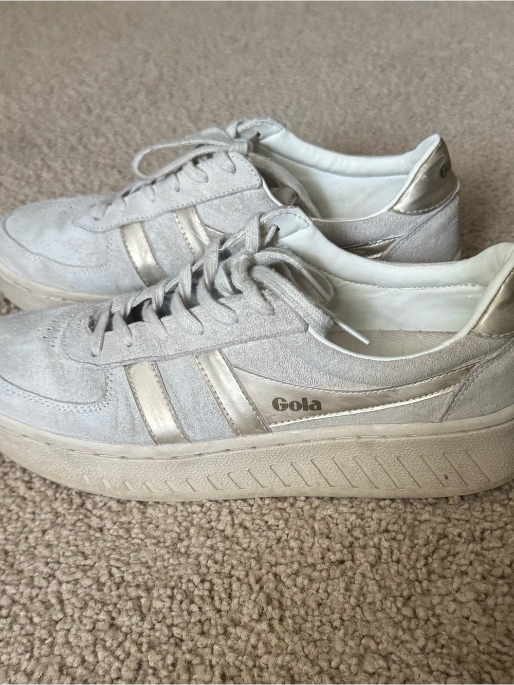 Gola Platform Sneakers Grandslam Pearl